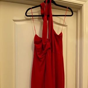 Maxandcleo Red halter dress